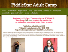 Tablet Screenshot of fiddlestaradultcamp.com